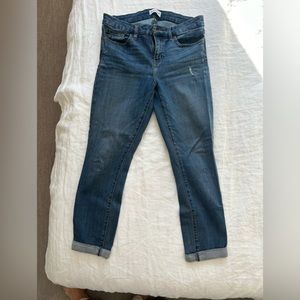 Skinny cropped jeans - size 29